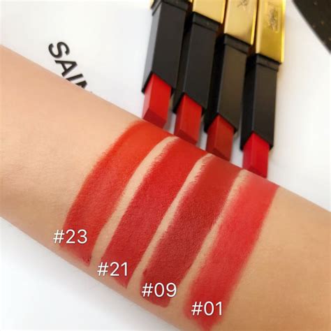 ysl matte lipstick swatches|ysl lipstick price.